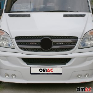 Mercedes Sprinter W906 Front Grill - Omac - S.Steel - Gloss Dark - '06-'13